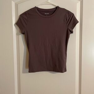 Hollister | Smoky Purple Long Crop Basic Top